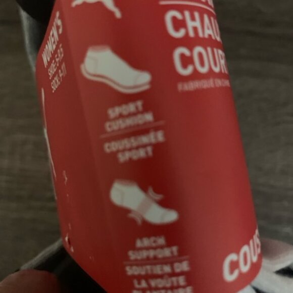 Puma Women s Socks Low Cut 6 Pairs Cushioned - Picture 2 of 6